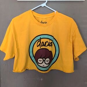 MTV Daria graphic crop top